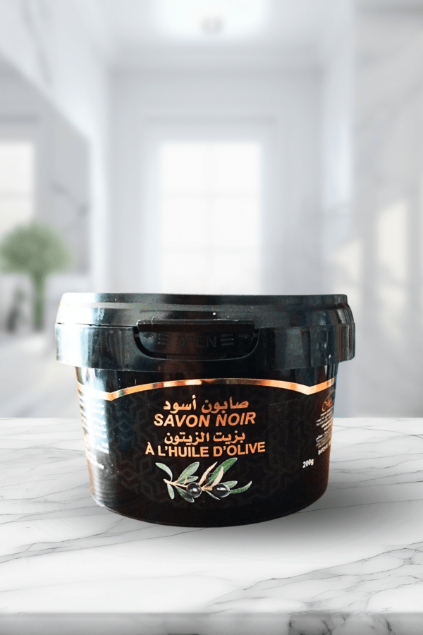 Savon noir à l'huile d'olive – 200g pour une peau douce